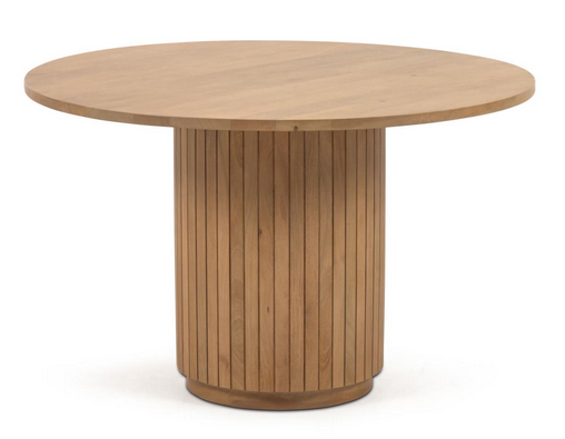 Mesa de Jantar madeira Manga com acabamento natural - diâm.120 *75H